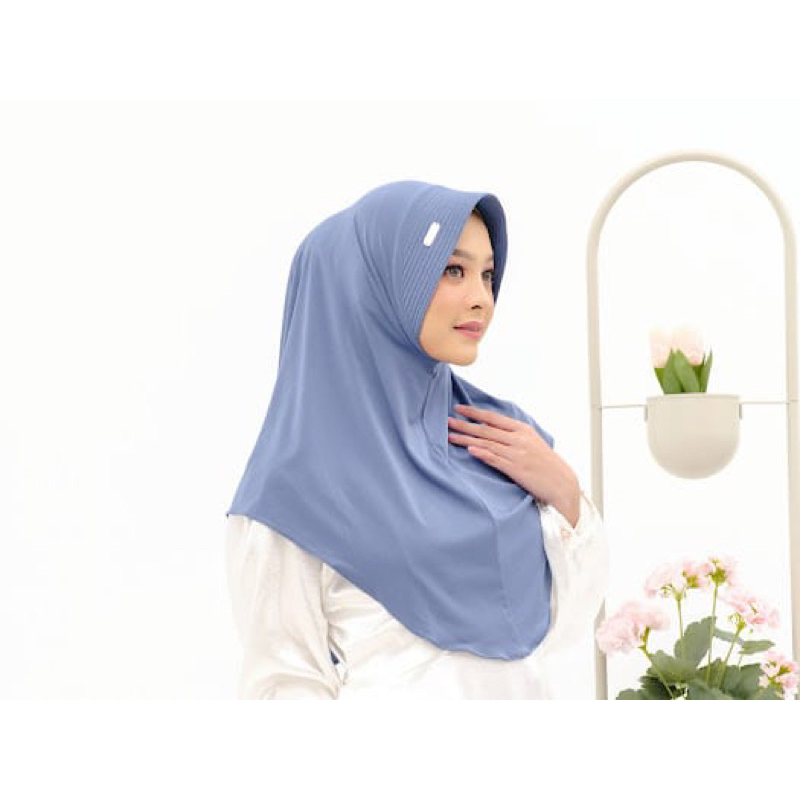 BISA PILIH WARNA BERGO HAMIDAH LABEL AKRILIK (ROSE GOLD) SIZE M  PAKET ISI 4pcs 50rb