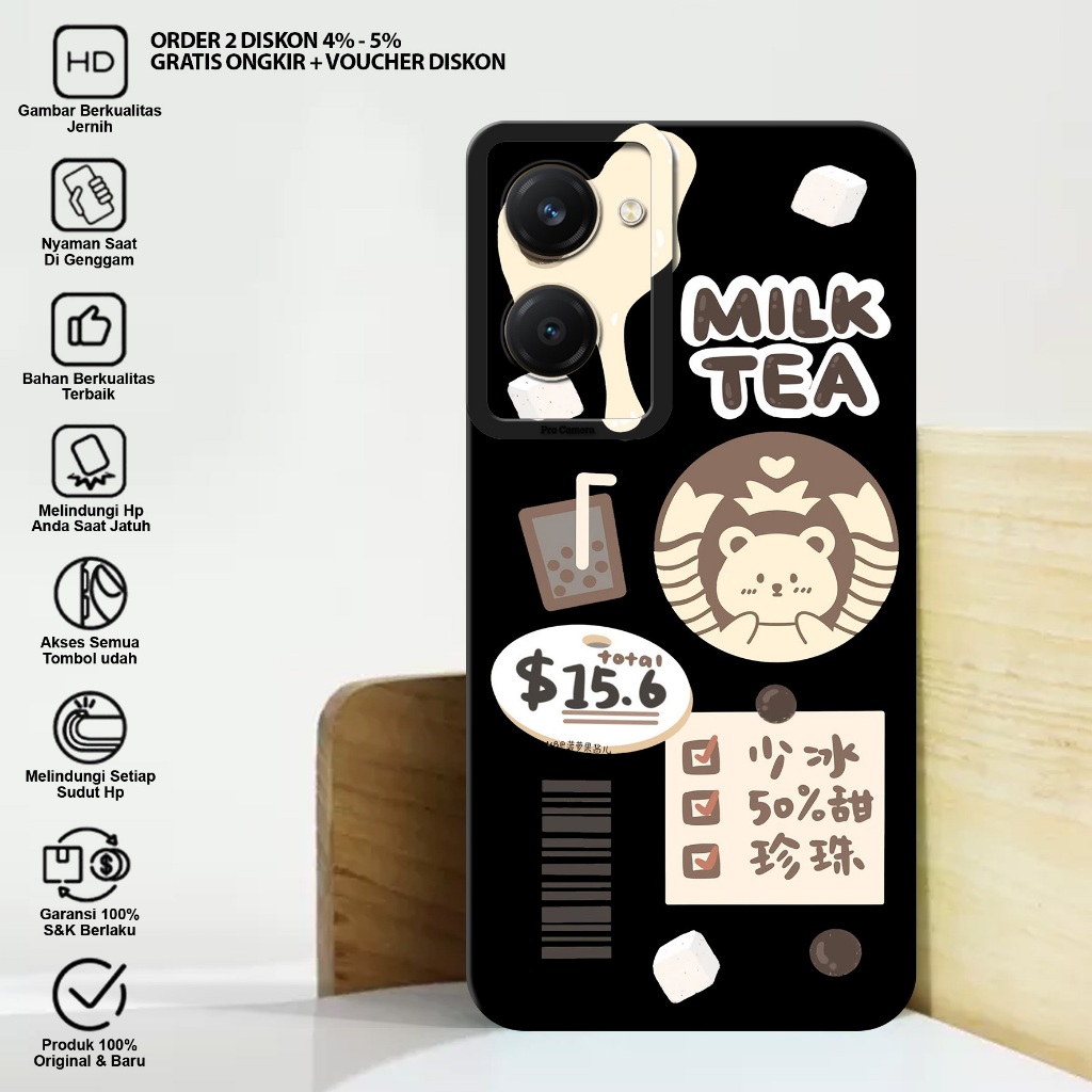 SOFTCASE VIVO Y18 Y03 Terbaru Motif (STARBUCKS) Case Vivo Y18 Y03 - Case Hp - Casing Hp - Casing Viv