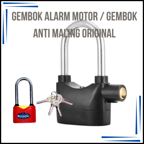 Gembok Alarm Motor Original / Gembok Anti Maling Original