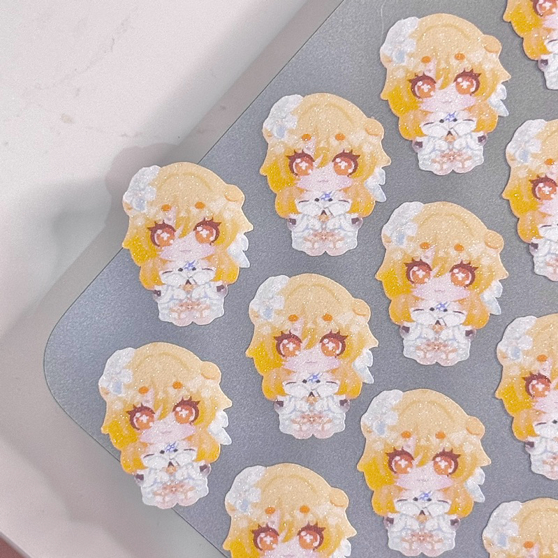 

[ monggupi ] nahida genshin impact fanart glitter borderless sticker xtra small size