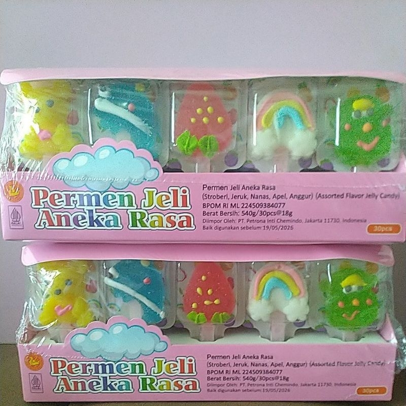 

lolipop gummy jumbo.. permen jelly aneka rasa isi 30 pc