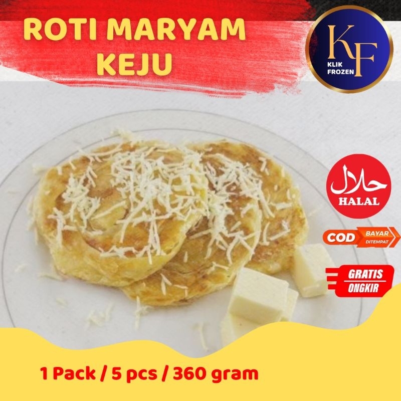 

ROTI MARYAM / CANE KEJU / ROTI CANE / ROTI CANAI / 1PACK ISI 5 PCS