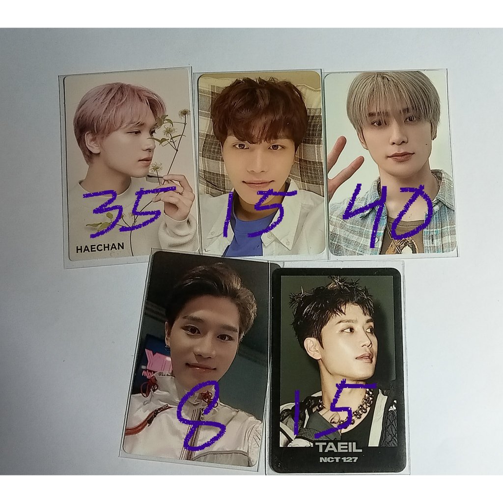 PC Official NCT 127 Haechan Netrap Taeil Dicon TC Ayyo sticker Jaehyun Ccomazz Green