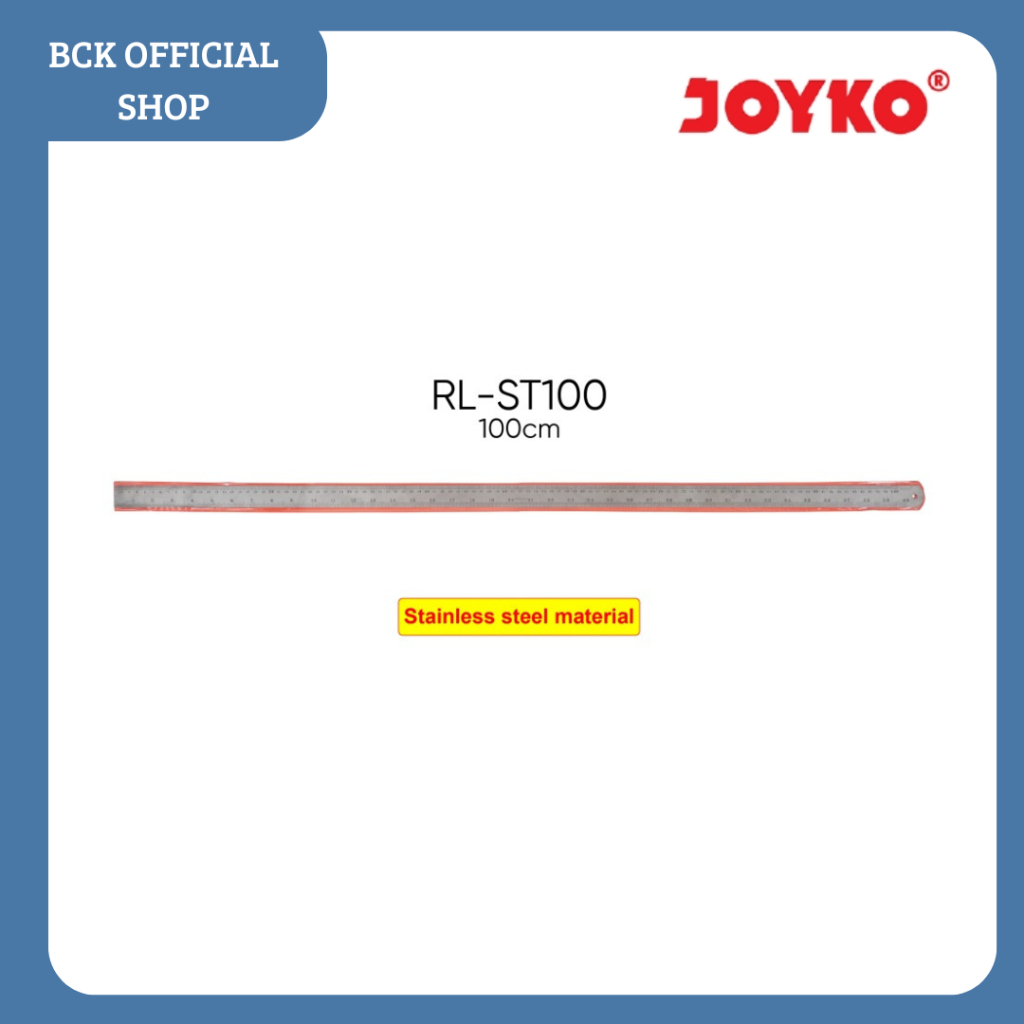 

Ruler Stainless Steel / Penggaris Besi 100cm (PCS)