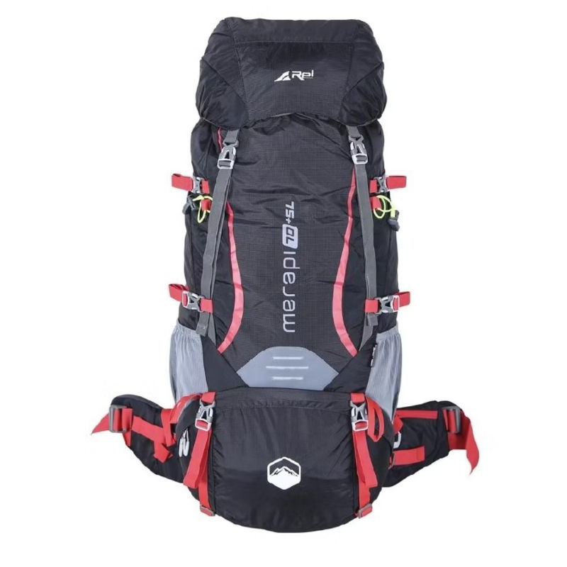 Tas Gunung Carrier Merapi 70+5L Dapat Rain Cover Original Arei