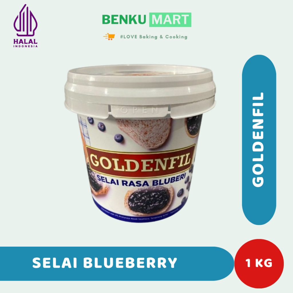 

Goldenfil Blueberry Jam 1kg | Selai Blueberry Goldenfil