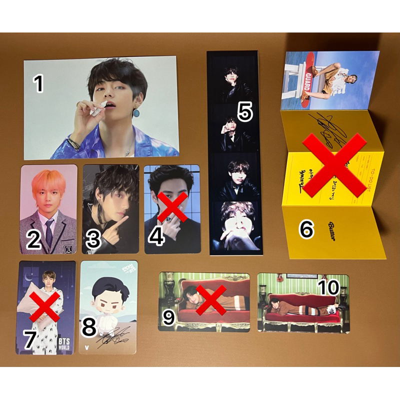 Photocard Official V BTS | PC OFC V BTS | KIM TAEHYUNG POSTCARD