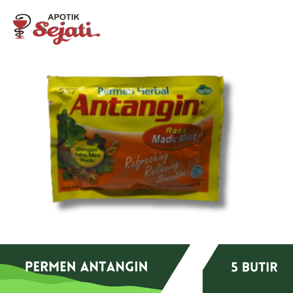 

ANTANGIN PERMEN SACHET/MEMBANTU MELEGAKAN TENGGOROKAN