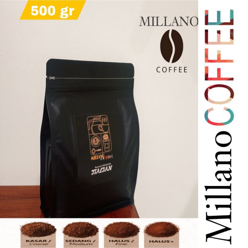 

Kopi Mix Italian Millano 500 gr Coffee Fresh Roasted