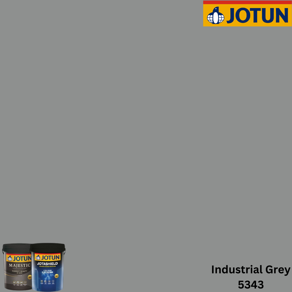 CAT TEMBOK EXTERIOR JOTUN SERIES - INDUSTRIAL GREY 5343 (GALON)