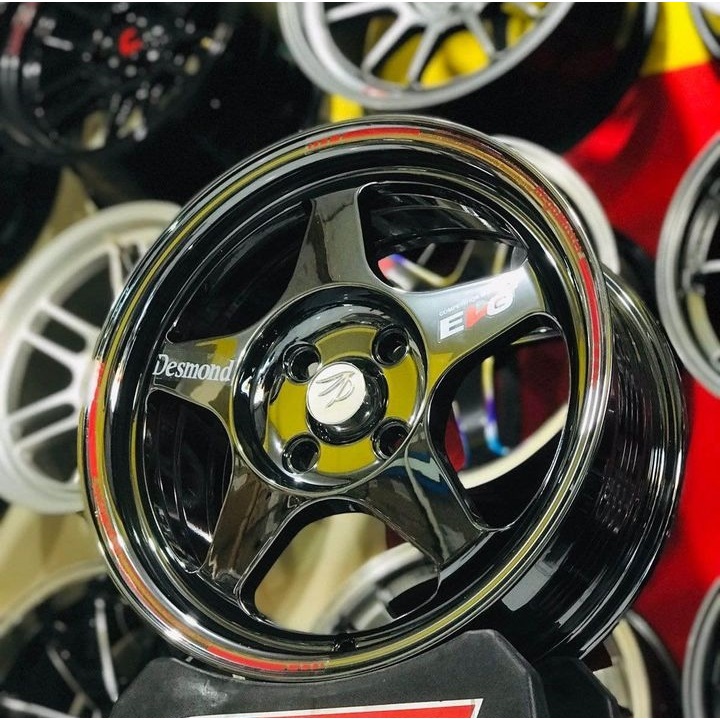velg Evo Regamaster R15×6.5 PCD 4x100 ring 15 mobil brio,agya,yaris,jazz,ayla