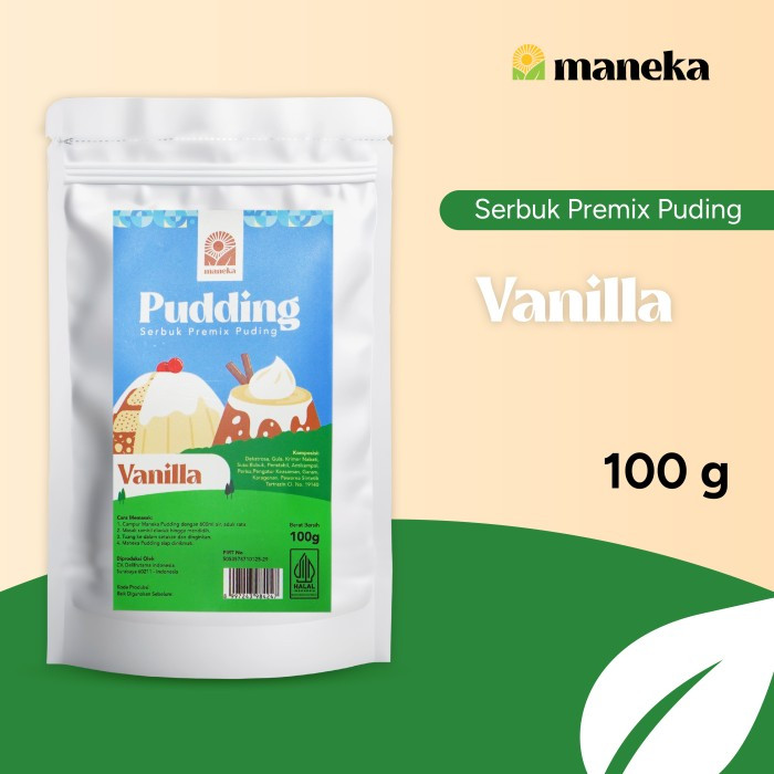 

Maneka Vanilla Pudding Premix - Puding Vanilla 100 Gr