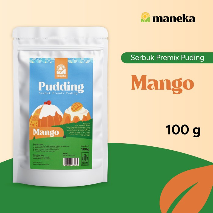 

Maneka Mango Pudding Premix - Puding Mangga 100 Gr