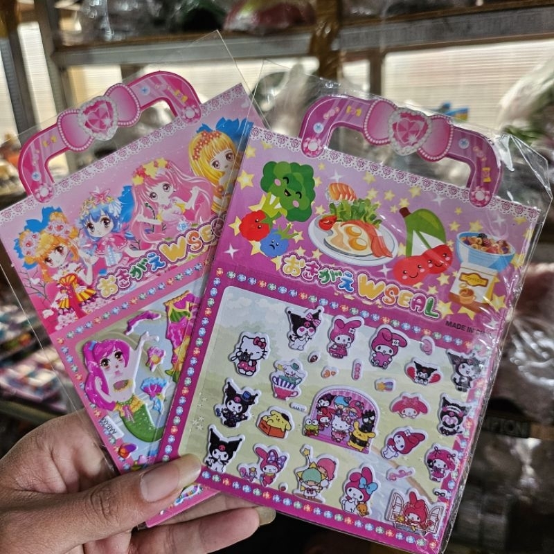 

sticker kecil / stiker timbul tempel karakter lucu murah / sticker bp 3D / stiker anak murah