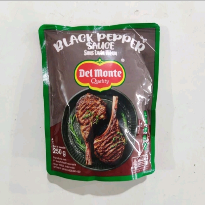 

Del Monte Blackpepper Sauce Pouch 250gr