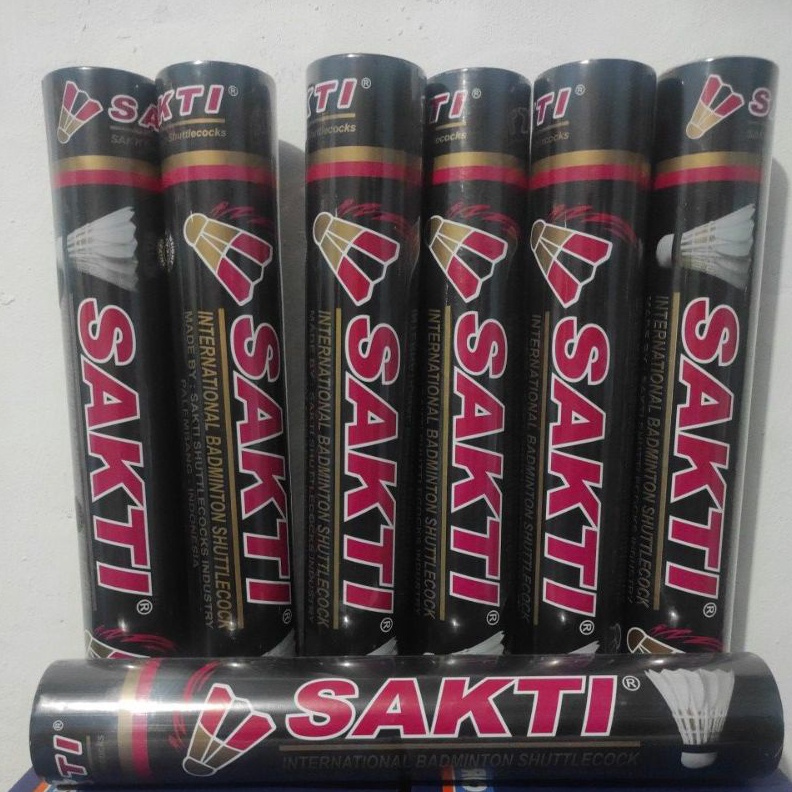 SHUTTLECOCK SAKTI HITAM SHUTTLECOCK BIMA SAKTI KOK BULUTANGKIS BOLA BADMINTON COCK SAKTI sakti hitam