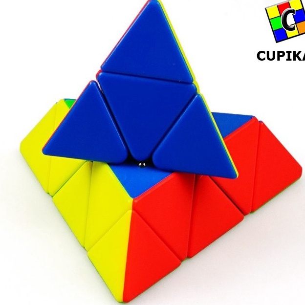 Rubik Piramid Pyraminx Segitiga Yongjun Magic Cube 3x3 Stickerless KODE C4P7