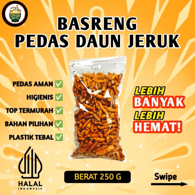 

Basreng pedas jeruk 250gram pedas jeruk nikmat