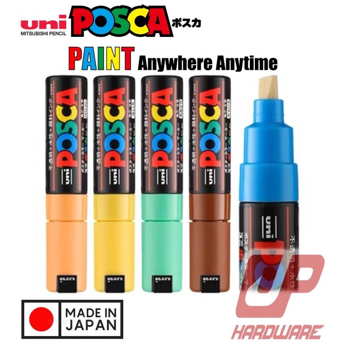 

KODE I9C4 UNI POSCA PC8K Paint Marker Broad Tip