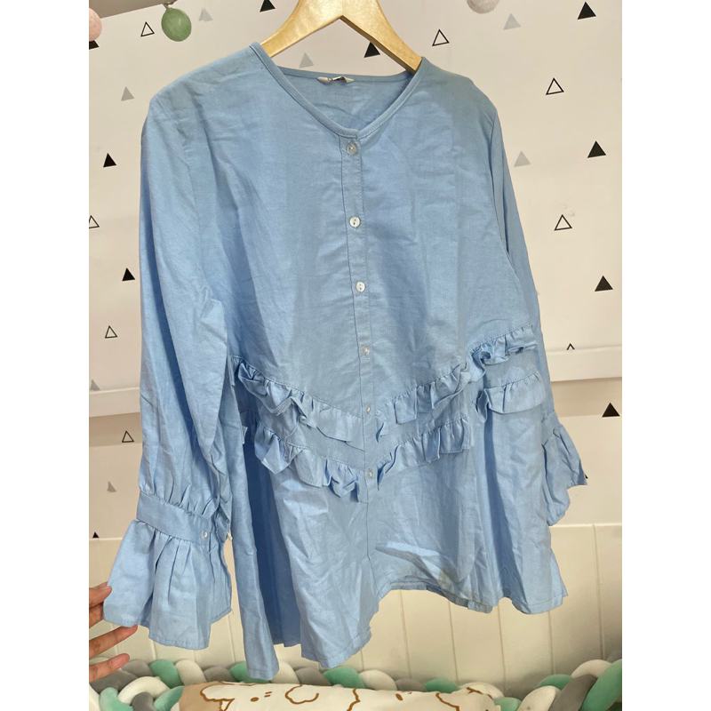 preloved blouse linen