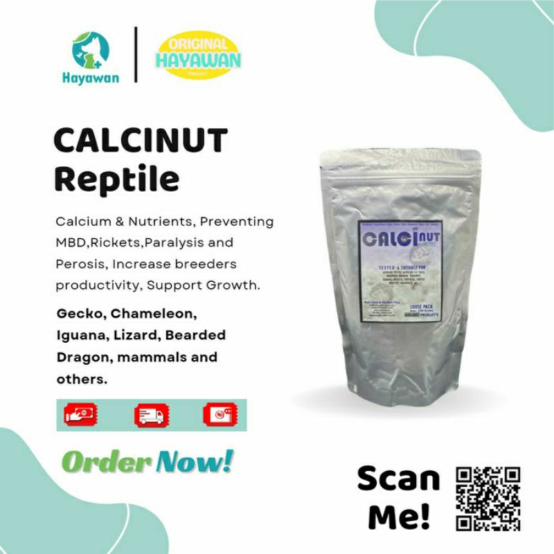 CALCINUT - Calsium Hewan Reptile Gecko//Bearded Dragon//Chameleon Kalsium Terbaik