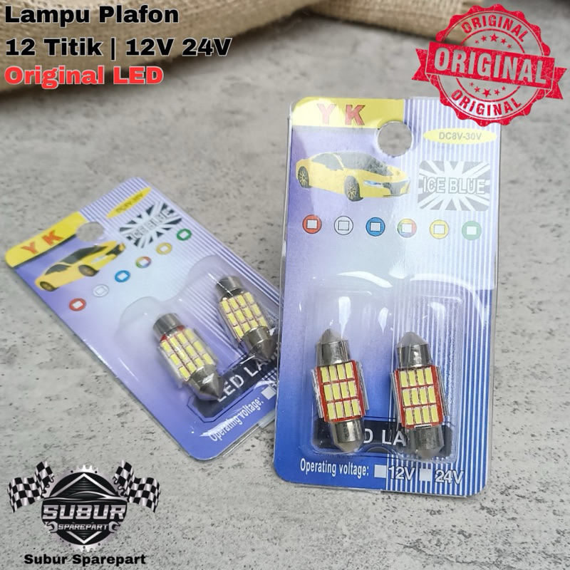 BOHLAM LAMPU PLAFON LED 16 Titik 12V 24V ORIGINAL
