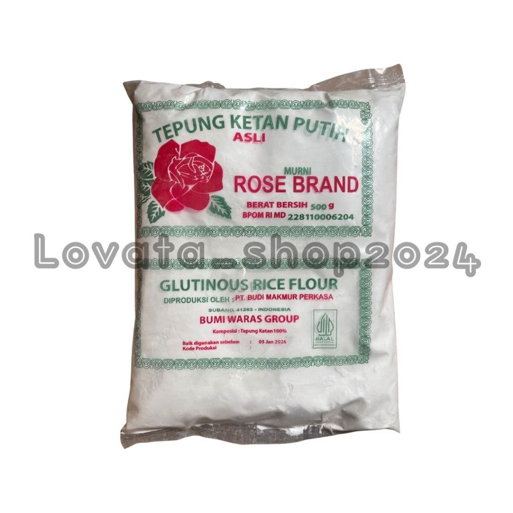 

Tepung Ketan Putih Rose Brand 500 g