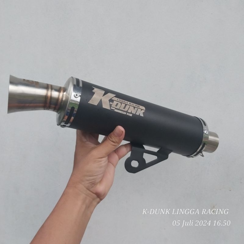 Silencer knalpot Samlong New K-dunk Black coating Bebas request