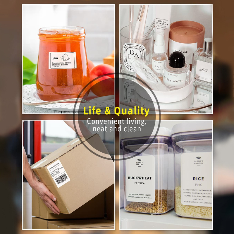 

Ay00! 3 Roll CLABEL Stiker Label Termal 30 * 15 / 50 * 30 / 30 * 30 / 30 * 20 Tahan Air Sesuaikan