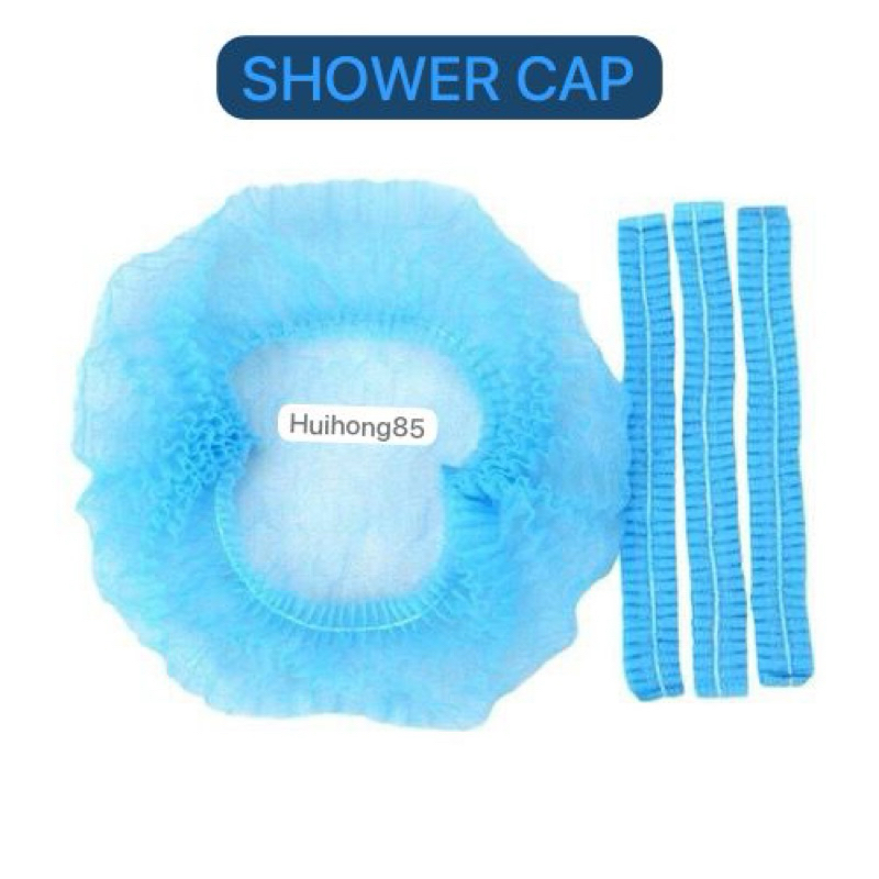 SHOWER CAP 5 pcs  /TOPI PENUTUP KEPALA PELINDUNG RAMBUT/ PENUTUP KEPALA GOJEK