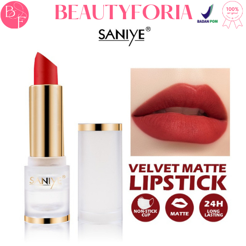SANIYE Matte Lipstik 9 Warna Velvet