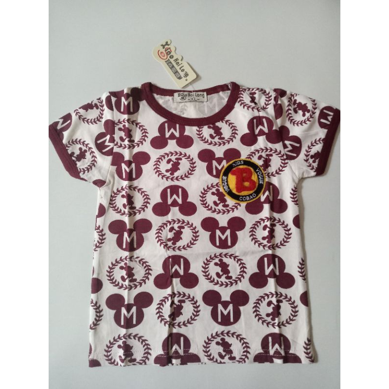 Kaos Anak Laki Laki Import Bahan Bagus Untuk 1-2Tahun