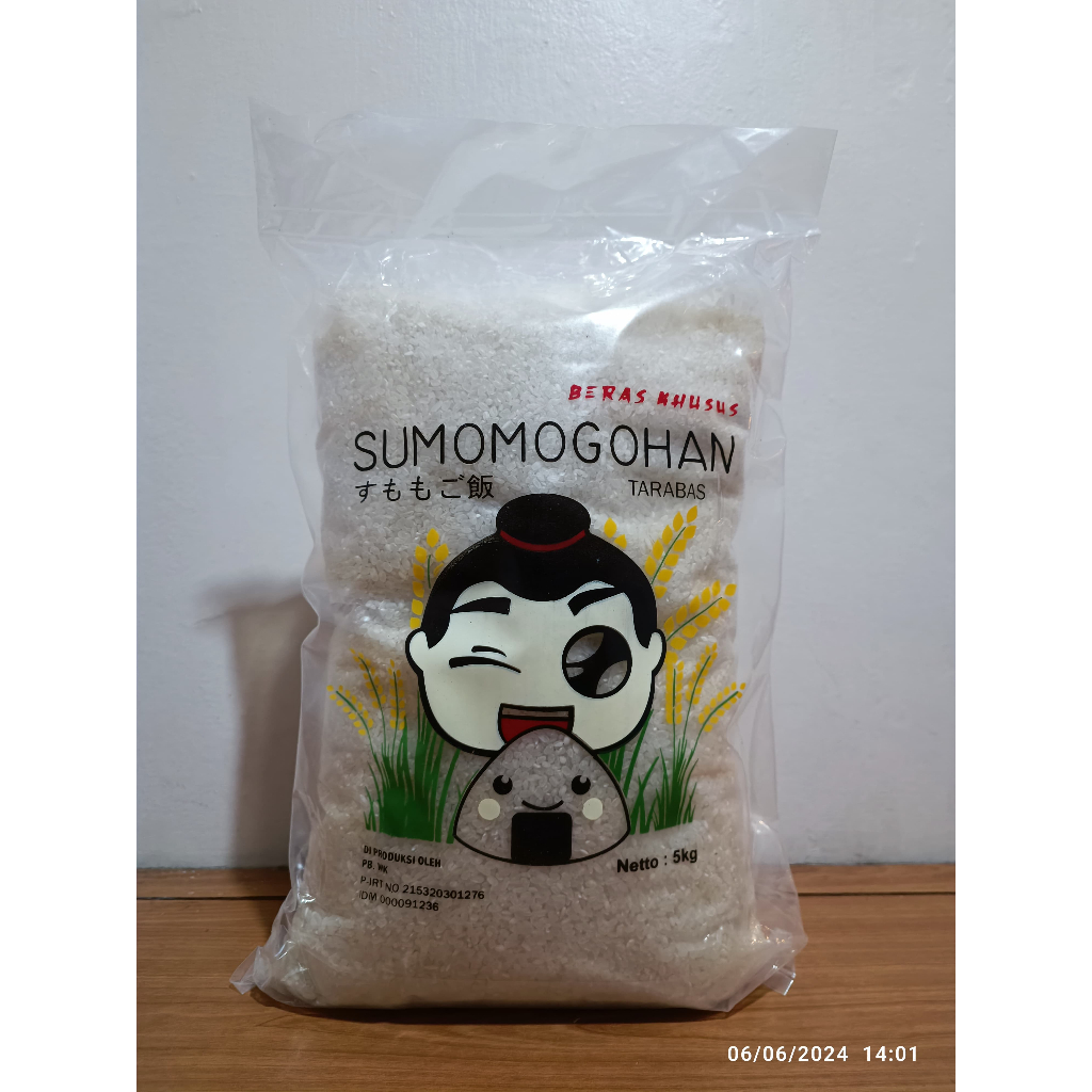 

BERAS JEPANG JAPONICA SUMOMO 5kg | Mpasi | Sushi | Onigiri