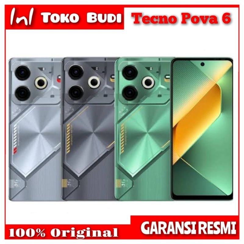 Tecno Pova 6 / Pova 6 Pro ( 8/128 12/256 ) Garansi Resmi