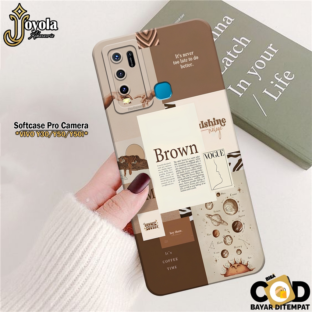 JOYOLA Case VIVO Y30 / Y50 / Y30i Terbaru - Fahion Case Aesthetic - Softcase VIVO Y30 / Y50 / Y30i -