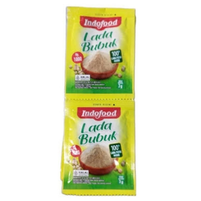 

Indofood Lada bubuk per-6 PCS 3gr Merica bubuk