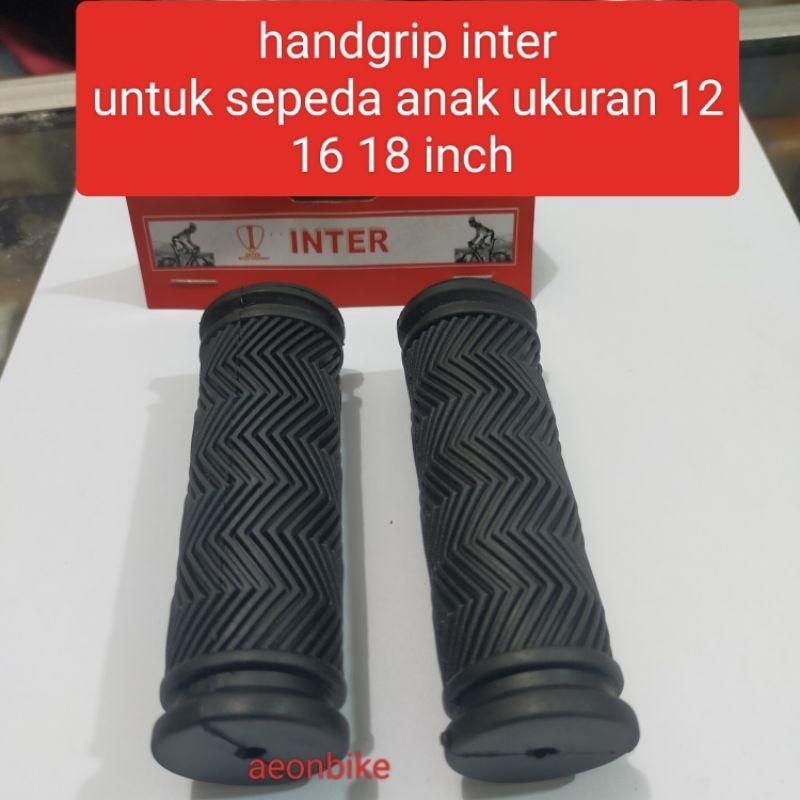 handgrip inter grip sepeda anak anak ukuran 12 16 18 inch karet stang sepeda pegangan stang gagang s