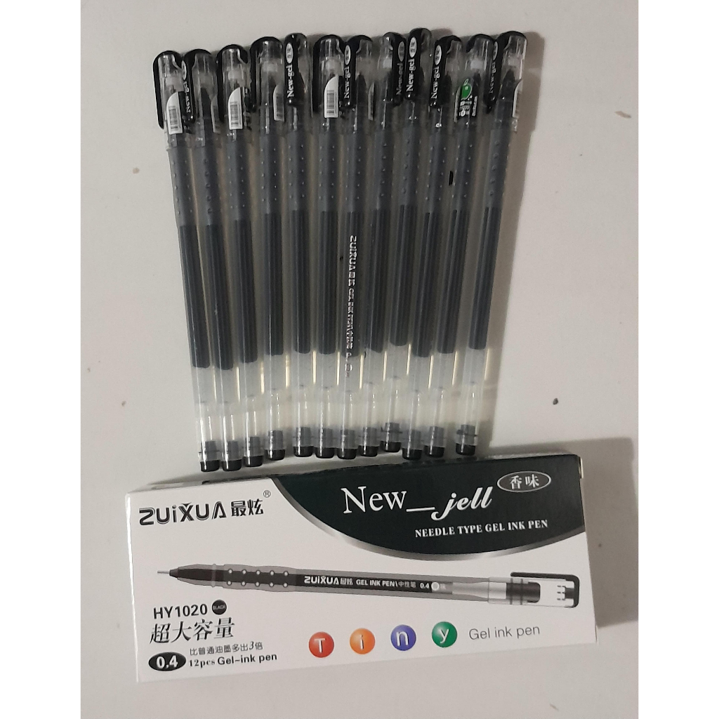 

PULPEN GEL ZUIXUA NEW JELL 0.4 ISI 1 PAK 12pcs