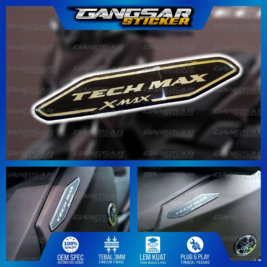 emblem tech max yamaha xmax | emblem yamaha xmax tech max