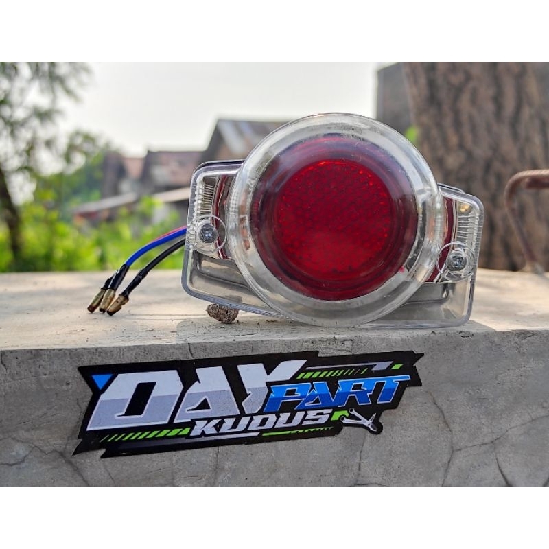 stoplamp belakang cb monkay import sports day lampu led stop lamp honda cb custom jampstyle bulat le