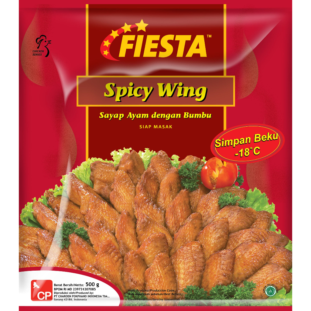 

Fiesta - Spicy Wing 500 gram