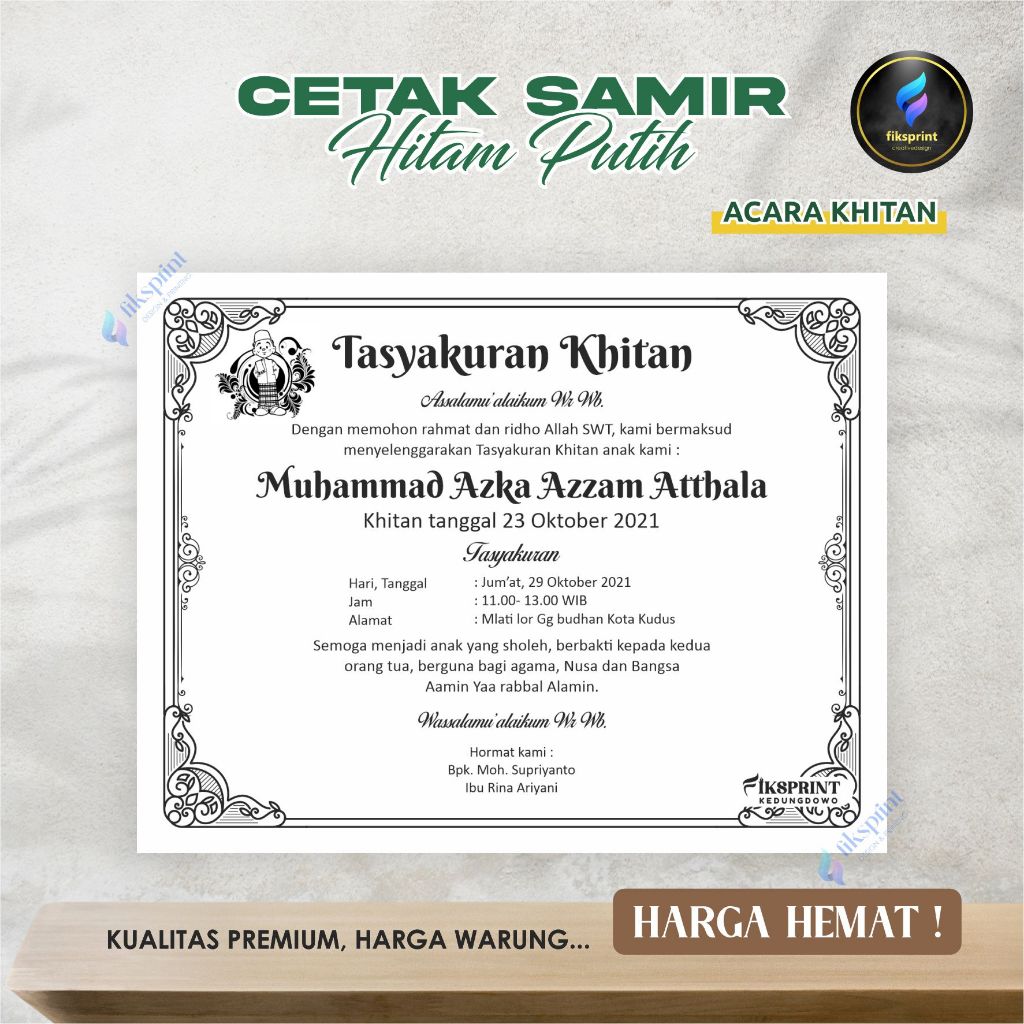 

SAMIR PERNIKAHAN / SAMIR AQIQAH / SAMIR KEHAMILAN / SAMIR BERKAT / SAMIR NASI KOTAK