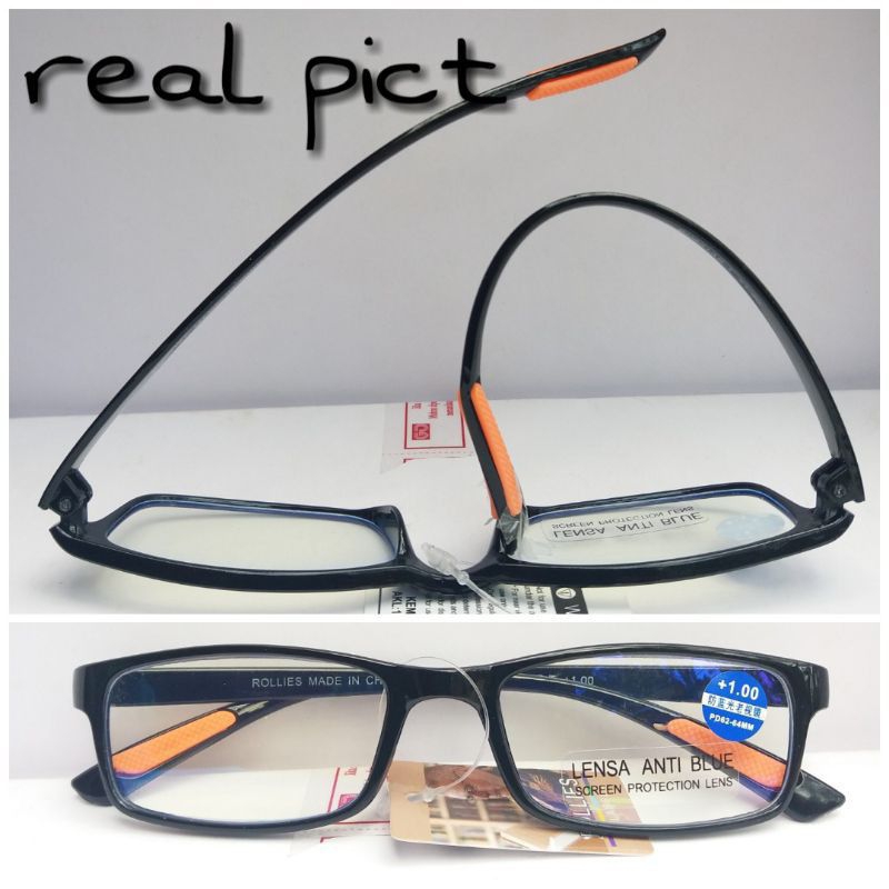 Kacamata Baca Plus Auto Fokus Lensa Anti Radiasi Blueray Untuk Pria dan Wanita