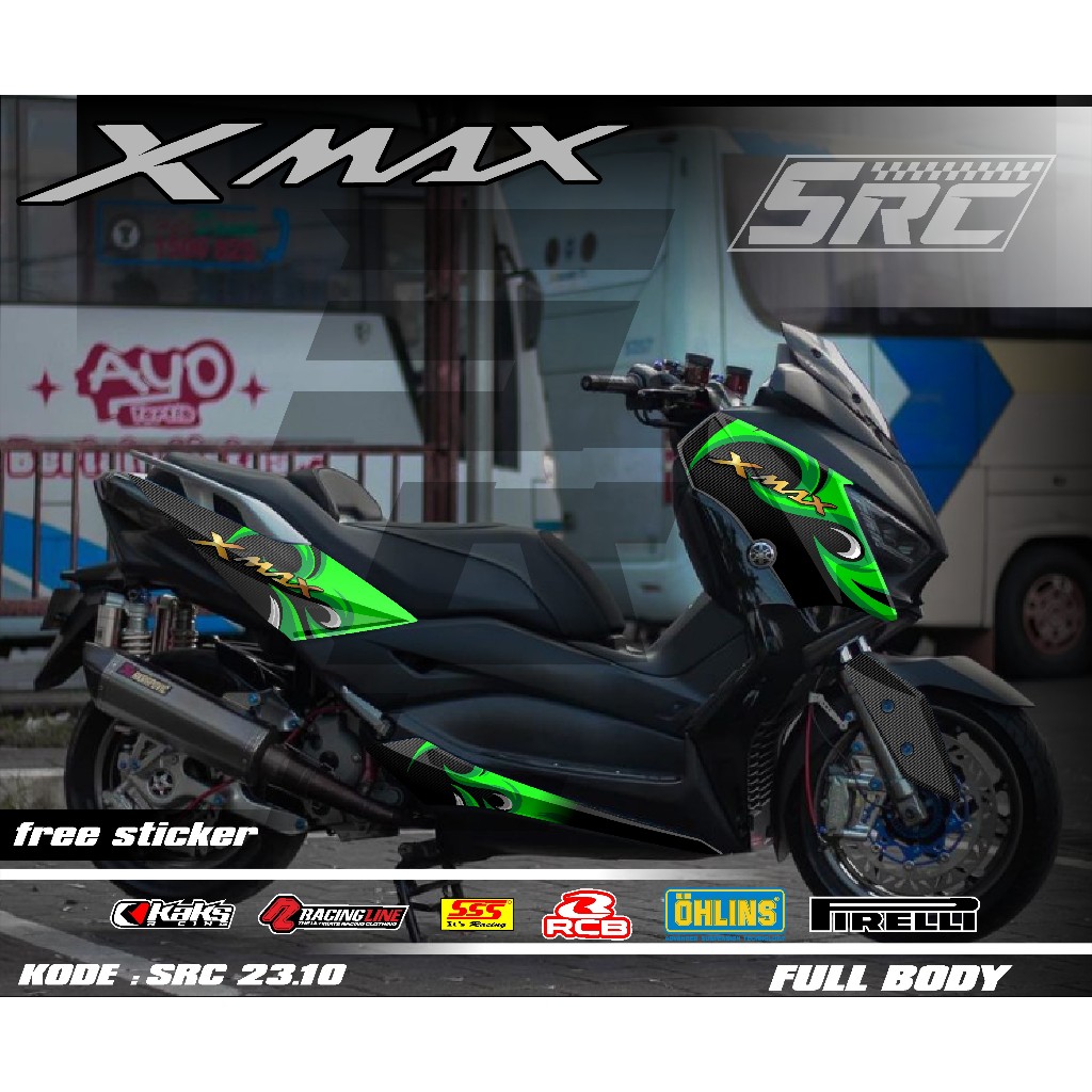 COD Decal Sticker Full Body XMAX grafis Sticker Decal XMAX Gambar Racing Sticker Decal XMAX Old full