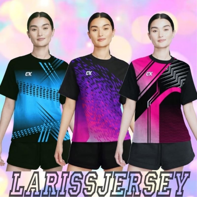 Ay00 Baju & Setelan Olahraga Wanita Baju Volly Wanita Jersey Voli cewek Baju senam Wanita Jumbo