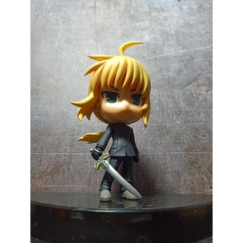 Figure Anime Saber Fate Zero Character Saber Chibi Black Suit