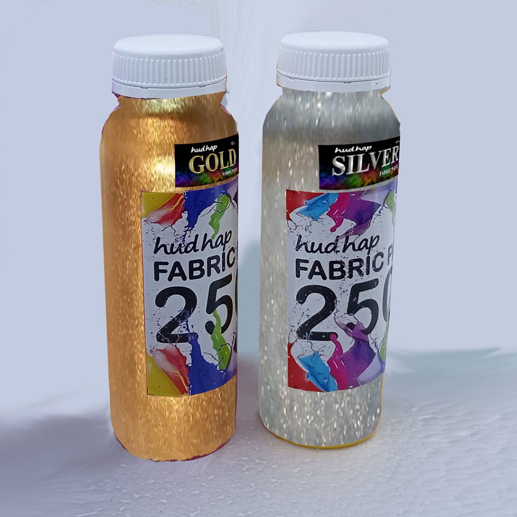 

DISCOUNT cat lukis kain emas dan perak 25 ml