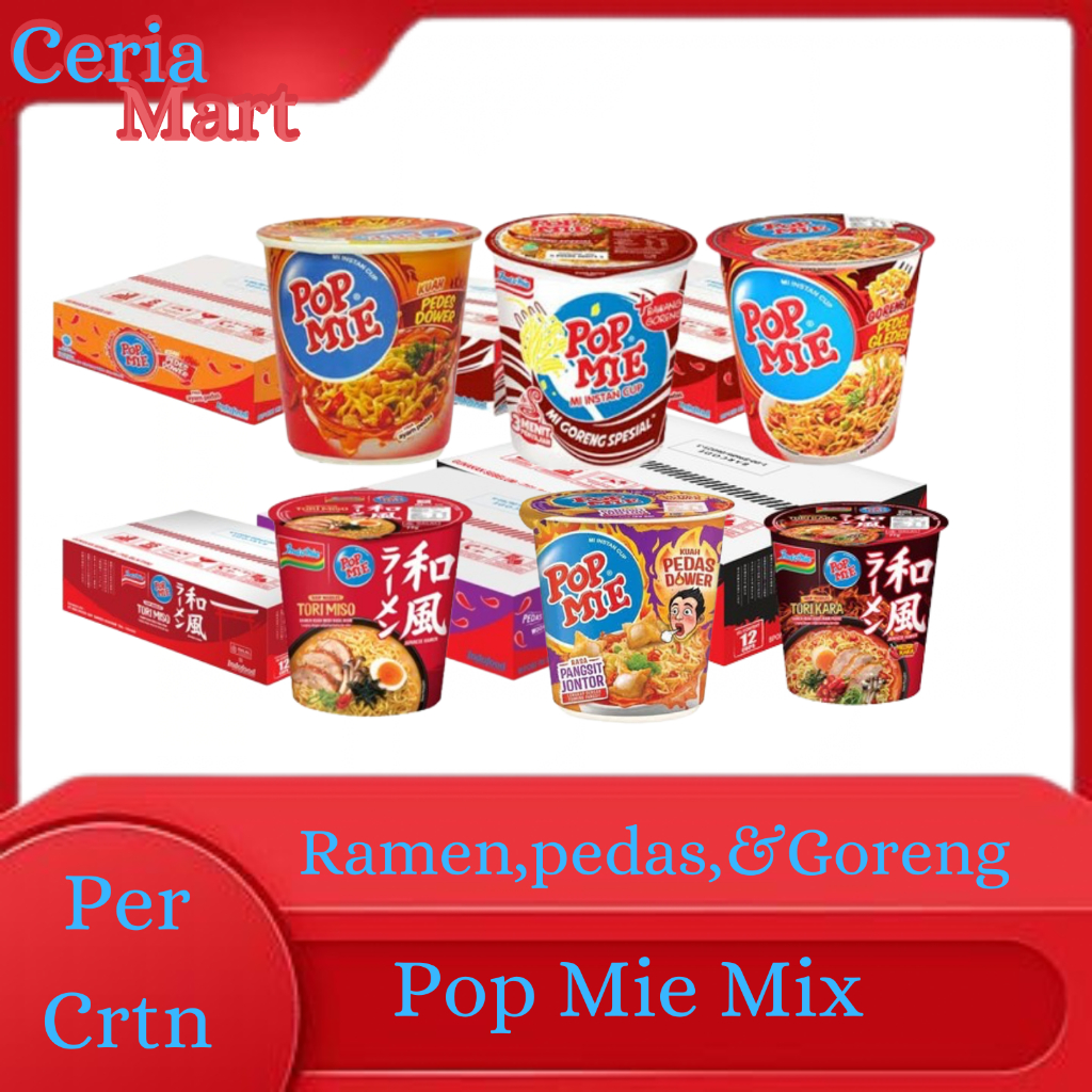 

1 dus isi 12 pcs / pop mie ramen jumbo