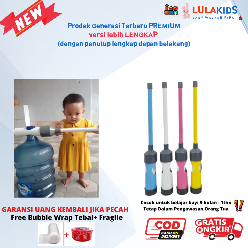 Baby Walker Premium, Push walker murah meriah alat bantu jalan bayi