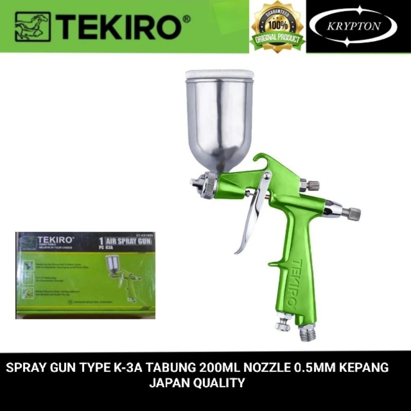 tekiro spray gun semprotan cat jaminan asli original